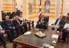 رئيس الوزراء اللبناني يناقش مع وفد فلسطيني قضايا اللاجئين ومسار تسليم الأسلحة في المخيمات