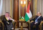 رئيس وزراء فلسطين ووزير خارجية السعودية يناقشان الأوضاع الراهنة في غزة والضفة الغربية