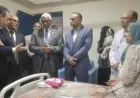 السفير الفرنسي يزور مستشفى العريش العام ويطلع على خدماته الطبية
