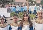 مدارس الجمهورية تحتفل بالمتحف المصري الكبير بزي الفرعوني في صور مدهشة