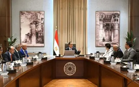 رئيس الوزراء يناقش مع مسئولى بى واى دى اوتو العالمية مستقبل صناعة السيارات الكهربائية في مصر