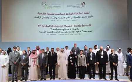 عبدالغفار يتصدر القمة العالمية للصحة النفسية في الدوحة