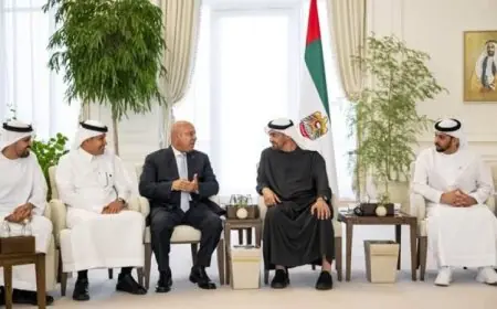 وزير الخارجية ينقل تحيات الرئيس السيسي لنظيره الإماراتي ويؤكد عمق العلاقات بين مصر والإمارات