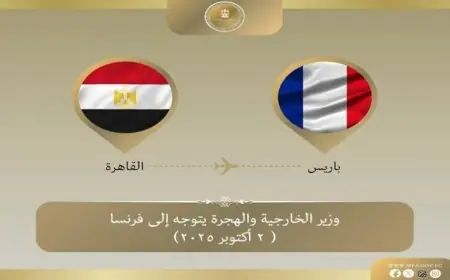 وزير الخارجية يبدأ زيارة رسمية إلى باريس لتعزيز العلاقات الثنائية