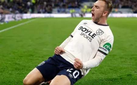 وست هام يحقق تعادلاً ثميناً ضد إيفرتون في أول مباراة بقيادة نونو سانتو