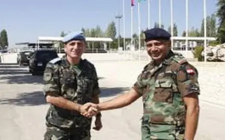 قائد الجيش اللبناني يعزز التعاون خلال زيارته لمقر اليونيفيل