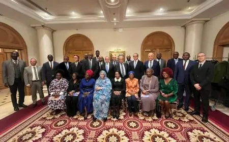 وزير الخارجية يناقش التعاون مع سفراء الدول الأفريقية في اليونسكو