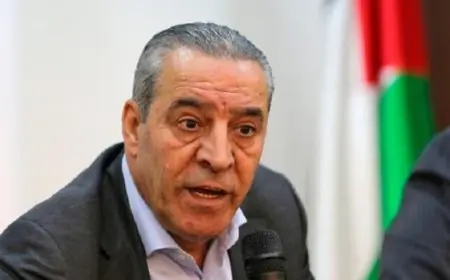 نائب الرئيس الفلسطيني يؤكد أهمية الانسحاب الإسرائيلي الشامل من غزة