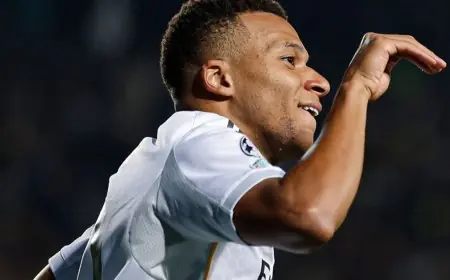 مبابي يتألق برقم قياسي مذهل ينافس ميسي وكريستيانو في دوري أبطال أوروبا