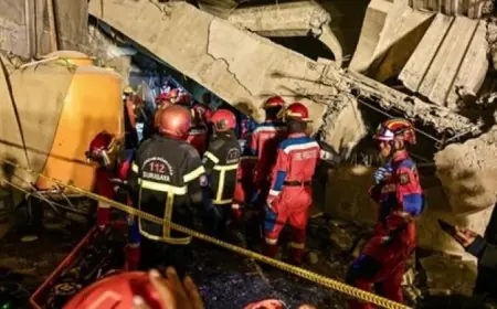 ارتفاع حصيلة ضحايا انهيار مبنى مدرسة داخلية في إندونيسيا مجددا تفاصيل صادمة