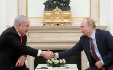 بوتين ونتنياهو يتبادلان الآراء هاتفيا بشأن مستجدات الأوضاع في الشرق الأوسط