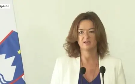 وزيرة خارجية سلوفينيا تدعو لوقف الانتهاكات الإسرائيلية في غزة والضفة الغربية