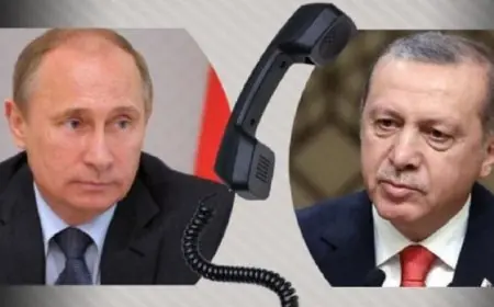 تواصل هاتفي بين بوتين وأردوغان لمناقشة الأوضاع الراهنة في أوكرانيا والشرق الأوسط