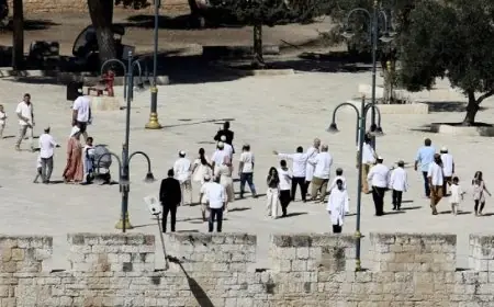 مئات المستعمرين يقتحمون المسجد الأقصى خلال احتفالات عيد العرش