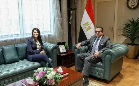 وزير الصحة ووزير التخطيط يتباحثان حول زيادة استثمارات المشروعات الصحية