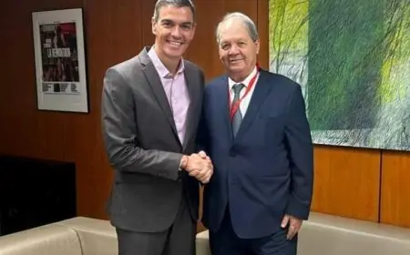 رئيس المجلس الوطني الفلسطيني ورئيس وزراء إسبانيا يبحثان سبل تعزيز التعاون المشترك