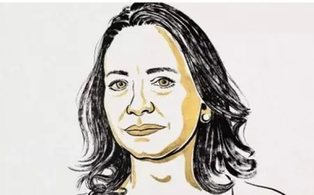 ماريا كورينا ماتشادو السياسية الفنزويلية المعارضة تتوج بجائزة نوبل للسلام 2023