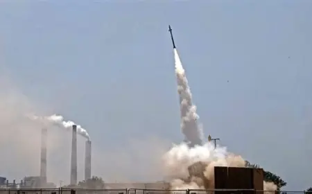 كوريا الشمالية تكشف عن صاروخ بعيد المدى في استعراض عسكري مهيب