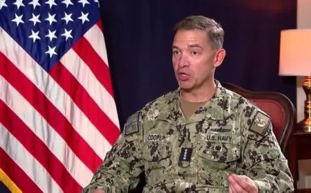 قائد سنتكوم يؤكد بعد زيارته لغزة عدم نشر قوات أمريكية في القطاع