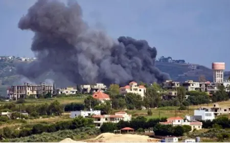 الحكومة اللبنانية تعلن استشهاد مواطن إثر غارة إسرائيلية على قضاء بنت جبيل