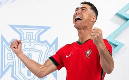 رونالدو يتصدر قائمة هدافي تصفيات كأس العالم في أوروبا