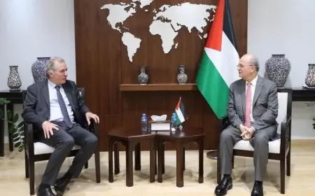 فلسطين والاتحاد الأوروبي يناقشان مستقبل ما بعد وقف إطلاق النار في غزة