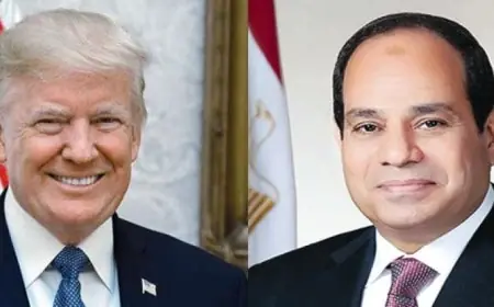 الرئيس السيسي والرئيس الأمريكي يجريان مباحثات هامة اليوم في شرم الشيخ