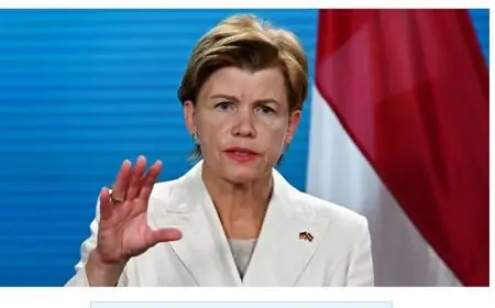 وزيرة خارجية لاتفيا تثني على مصر وقطر وتركيا والولايات المتحدة لدورهم في جهود الوساطة