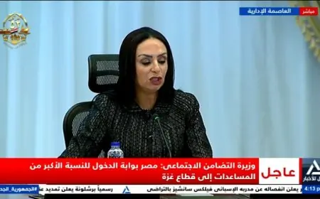 وزيرة التضامن تؤكد استمرار مصر في تقديم الدعم الإنساني للأشقاء في غزة