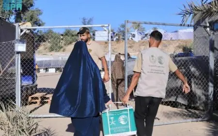 مركز الملك سلمان للإغاثة يقدم مساعدات إنسانية عاجلة في جنوب قطاع غزة