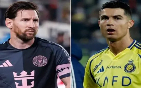 ميسي يعلق على إنجازات كريستيانو رونالدو بعبارات مثيرة