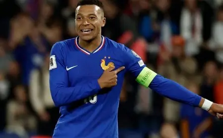 أوليفييه جيرو يؤكد قدرة مبابي على تسجيل 100 هدف مع منتخب فرنسا