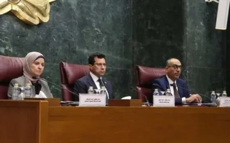 وزير الشباب والرياضة يشارك في اختتام نموذج محاكاة برلمان الشباب العربي