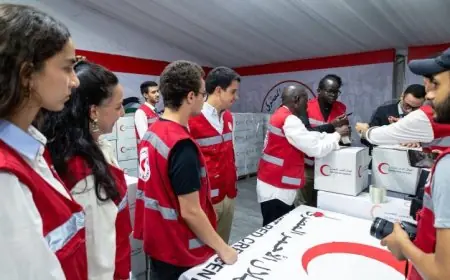 وزارة الشباب تستضيف الأمين العام للأمم المتحدة في زيارة لجمعية الهلال الأحمر