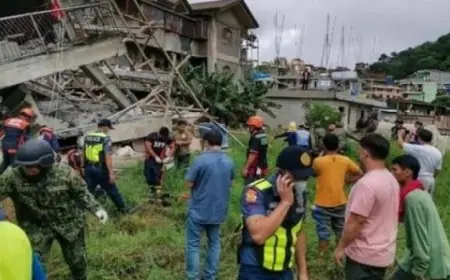 زلزال مدمر بقوة 6.1 ريختر يهز الفلبين ويحدث فوضى كبيرة