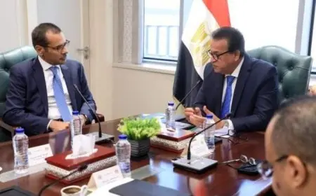 وزير الصحة يناقش مع اتحاد المستشفيات العربية تعزيز دعم القطاع الصحي