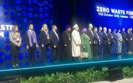 منال عوض تتألق في منتدى صفر مخلفات الدولي في اسطنبول