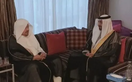 اليماحي يناقش مع رئيس مجلس الشورى السعودي سبل تعزيز التعاون المشترك