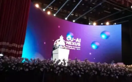 افتتاح مؤتمر جامعة القاهرة الدولي الأول للذكاء الاصطناعي برعاية عاشور وعبد الصادق