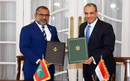 وزير الخارجية يعلن عن توقيع مذكرة تفاهم مع المالديف لإنشاء آلية جديدة للتشاور السياسي