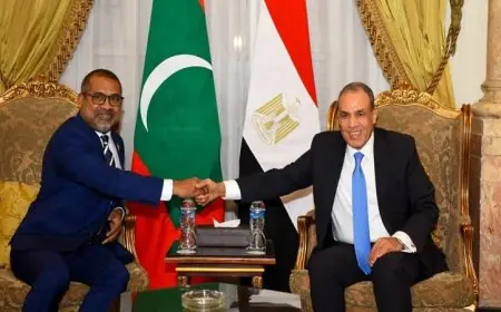 وزير الخارجية يناقش تعزيز العلاقات الثنائية والتعاون مع نظيره المالديفي