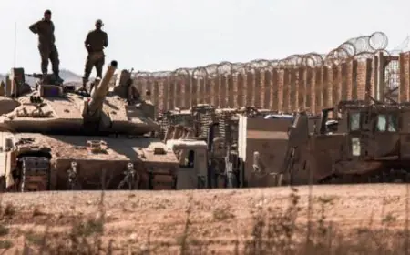 الجيش الإسرائيلي يشرع في وضع حدود الانسحاب من غزة باستخدام كتل خرسانية