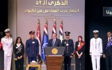 الرئيس السيسي يؤكد أن أكتوبر الجاري يحمل طعماً مميزاً بعد جهود مصر الفعالة في وقف حرب غزة