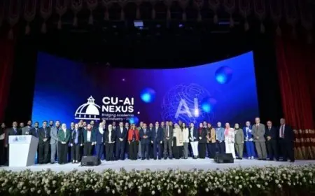 اختتام المؤتمر الدولي الأول للذكاء الاصطناعي في جامعة القاهرة بأجواء مميزة