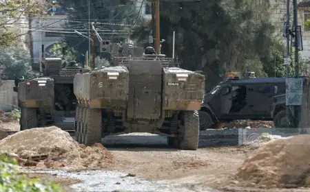 اقتحام الاحتلال الإسرائيلي للمنطقة الشرقية في نابلس الفلسطينية يشعل التوترات مجددا