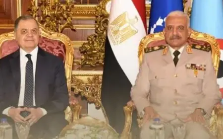 وزير الدفاع يرحب بوزير الداخلية وقادة الشرطة بمناسبة ذكرى انتصارات أكتوبر