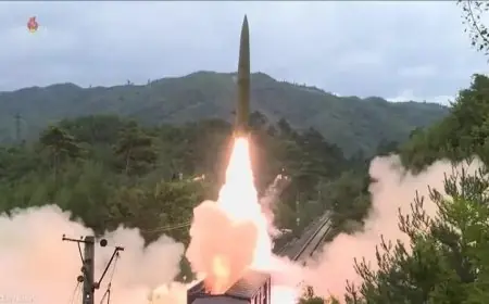كوريا الشمالية تنفذ تجربة إطلاق صاروخ بالستي جديد