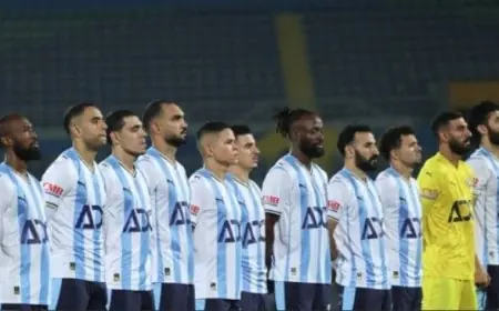جلسة تصوير مثيرة لفريق بيراميدز قبل مواجهة نهضة بركان في السوبر الإفريقي صور
