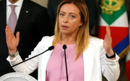 رئيسة وزراء إيطاليا تؤكد دعم بلادها لأوكرانيا ولكن بدون إرسال قوات عسكرية
