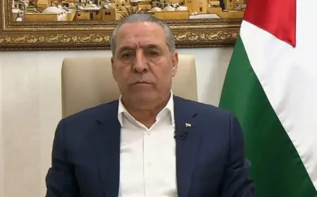 نائب الرئيس الفلسطيني يلتقي اليوم في القاهرة لبحث التطورات في غزة